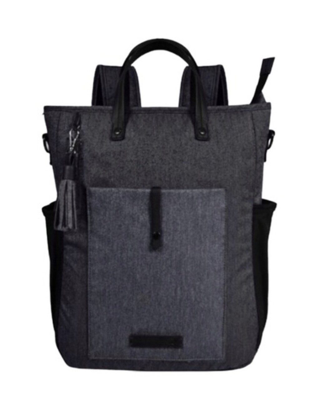 Sherpani Sojourn Tote Backpack Black Gray Anti Theft OS FLAW